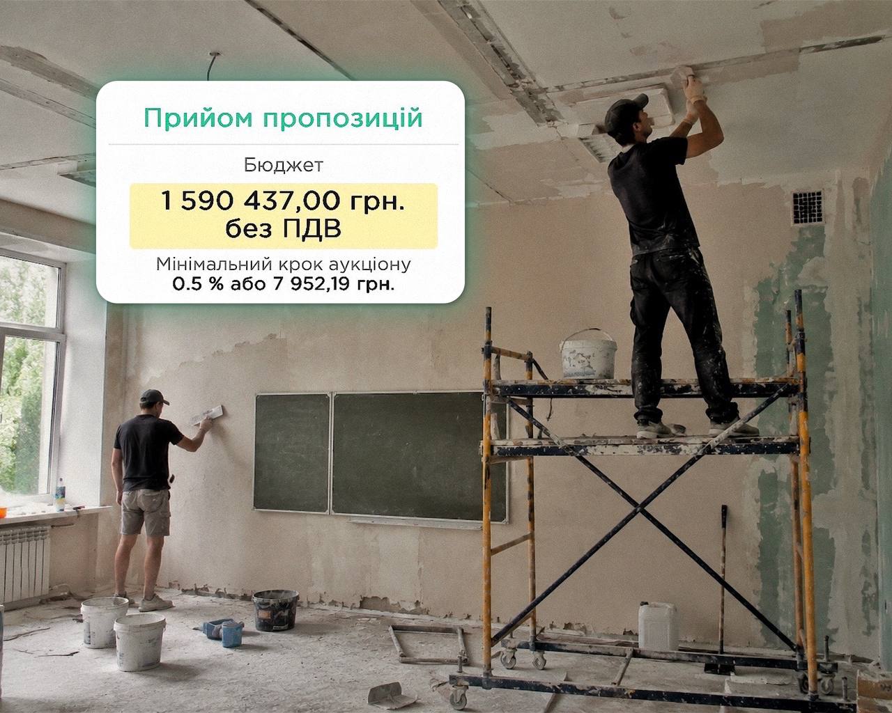 У Білій Церкві за 16 млн гривень відремонтують старий корпус гімназії №3